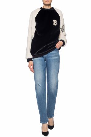 Futrzana bluza z naszytymi aplikacjami, zdjęcie 2 Futrzana bluza z naszytymi aplikacjami od Balmain